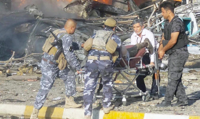 Several explosions were heard in the northern Iraqi oil city of Kirkuk. (AFP)