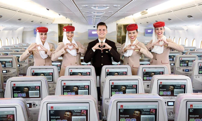 Emirates also secured a service excellence award for best airline staff service in the Middle East this year.