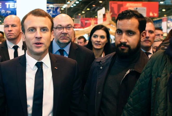 Video emerges of Macron bodyguard beating protester in Paris