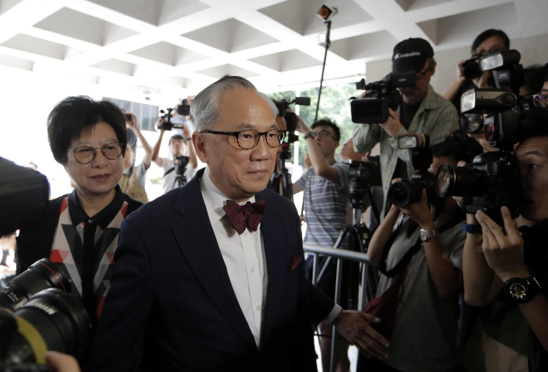Former Hong Kong leader hospitalized after losing appeal for misconduct jailing