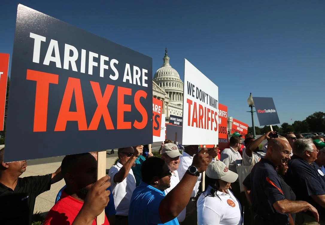 China has accused the US of starting the ‘largest trade war in economic history.’ (AFP)