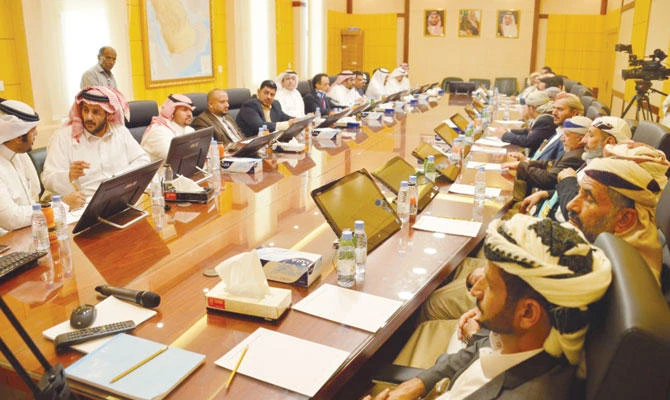 The Ministry of Media hosted a symposium on Thursday to highlight the importance of liberating Saada province from the control of the Houthis. (SPA)