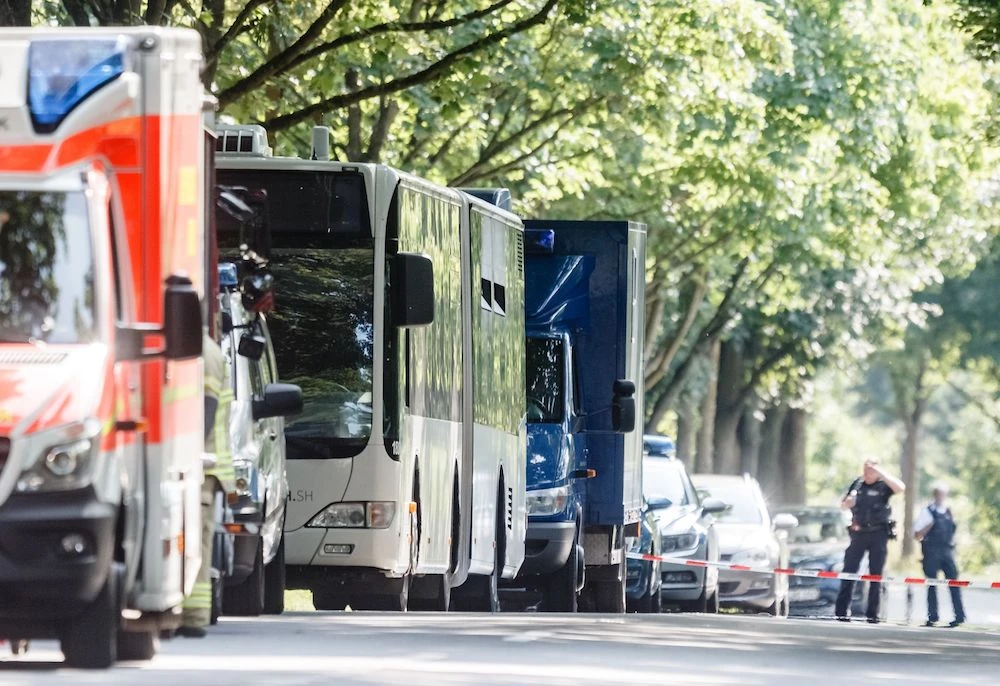 German prosecutors charge bus attacker with attempted murder