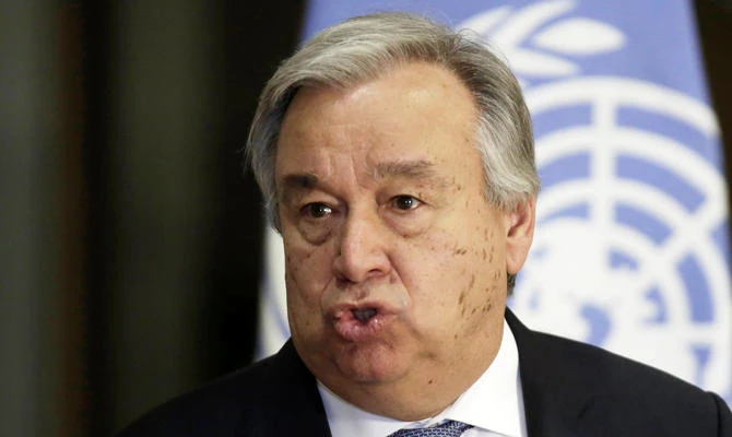 UN Secretary General Antonio Guterres. (REUTERS)
