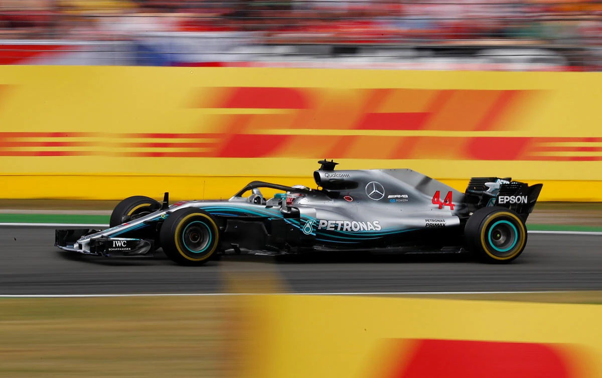Lewis Hamilton regained the championship lead after winning in Germany. (Reuters)