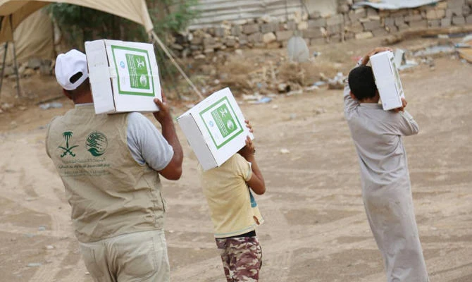 The aid was also provided to displaced people in different parts of Yemen. (SPA)