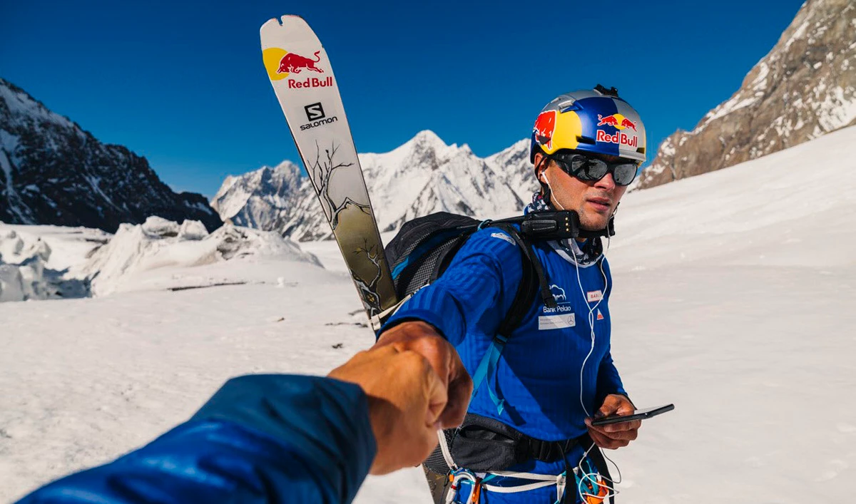 Polish daredevil skies down K2 mountain in world first