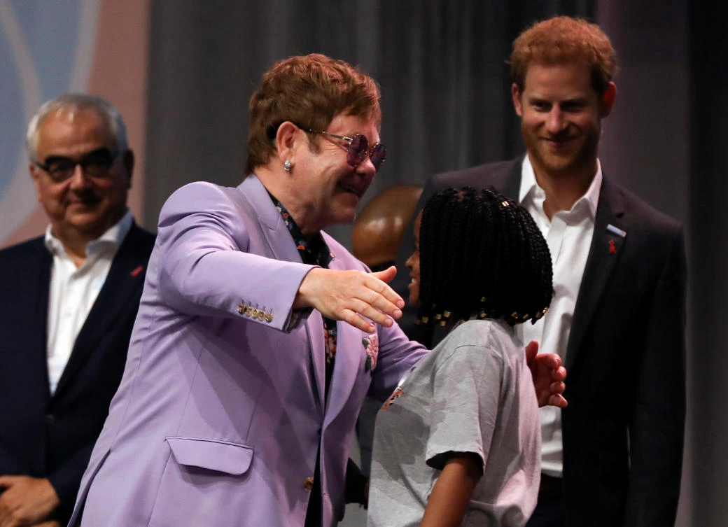 Elton John, Prince Harry, seek to ‘smash’ HIV stigma