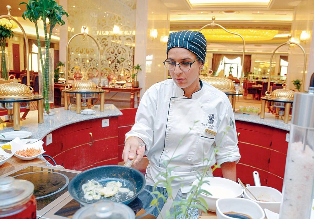 Perfect recipe: Saudi women chefs are putting change on the menu at Riyadh’s Ritz-Carlton