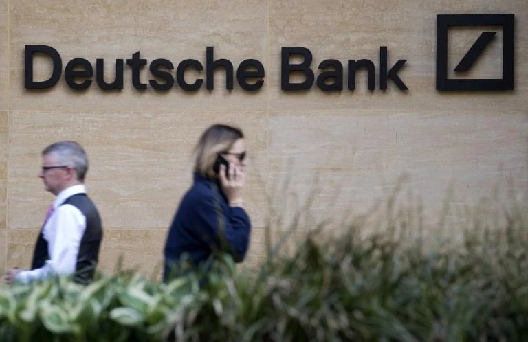 Deutsche Bank’s net profits reached €401 million on the back of €6.6 billion in revenue. (AFP)