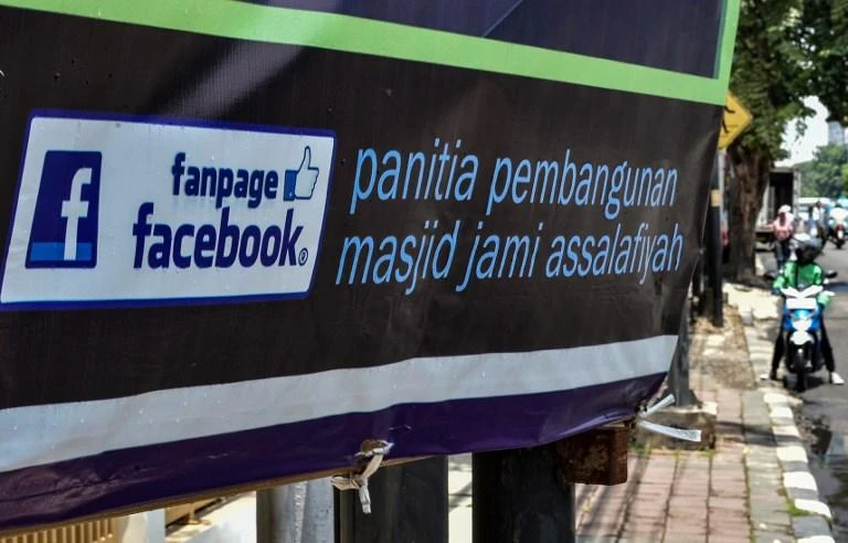 The Indonesia court found Martinus Gulo guilty of spreading hate speech for a Facebook post in which he claimed to have experienced God’s presence and questioned the faith of other Muslims. (AFP)