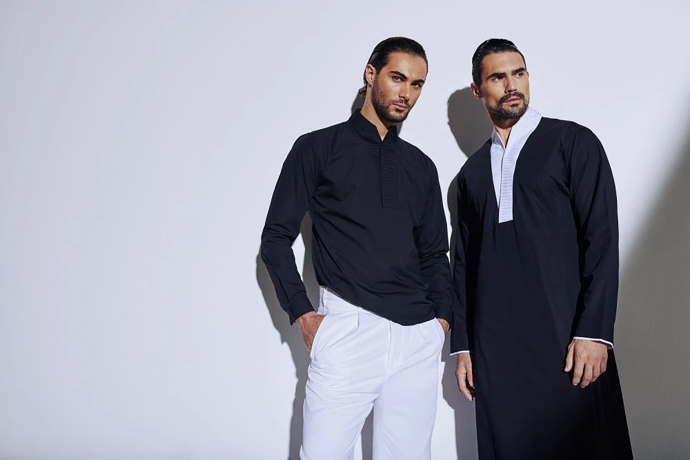 Saudi designer Hatem Alakeel fuses sportswear and traditional attire