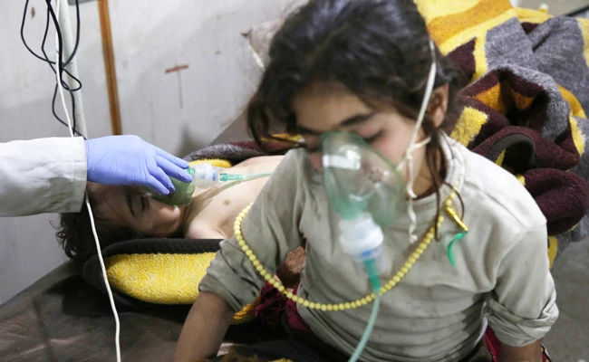 The US Treasury Department imposed sanctions on Wednesday against five groups and eight individuals linked to Syria's chemical weapons program. (AFP)