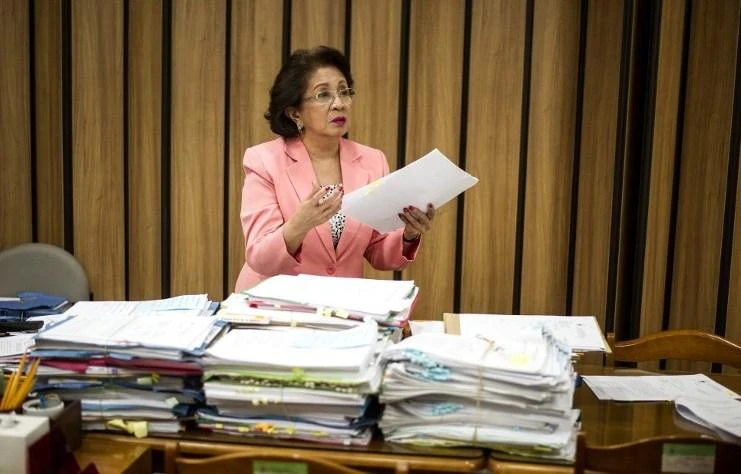 Ombudsman Conchita Carpio-Morales angered President Rodrigo Duterte when she criticized his pronouncements on killings last year. (AFP)