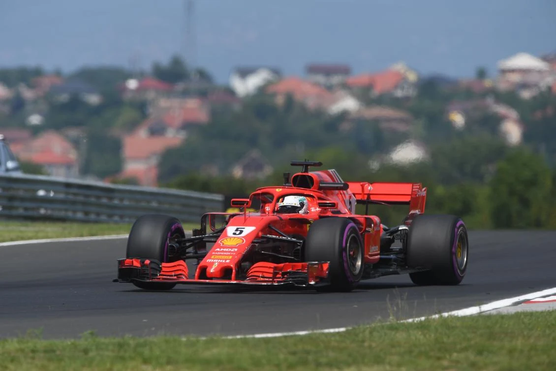 Vettel laid down an early marker in practice at the Hungarian Grand Prix