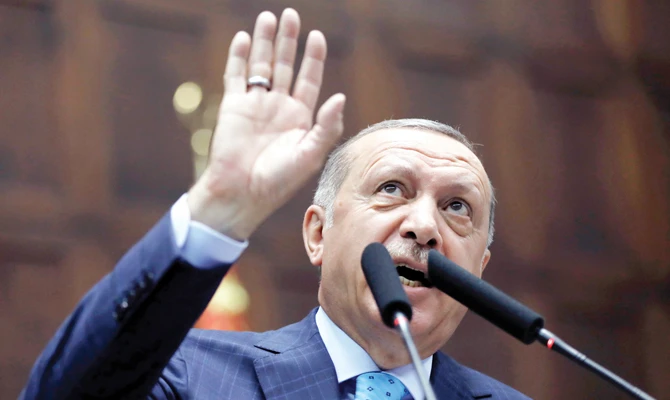 Turkey’s President Recep Tayyip Erdogan has repeatedly called for Bashar Assad’s ouster in Syria and helped the opposition there. (AP)