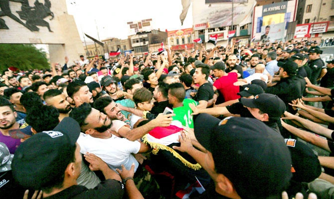 Fourteen protesters were killed and hundreds of people were injured when the demonstrations turned violent. (Reuters)