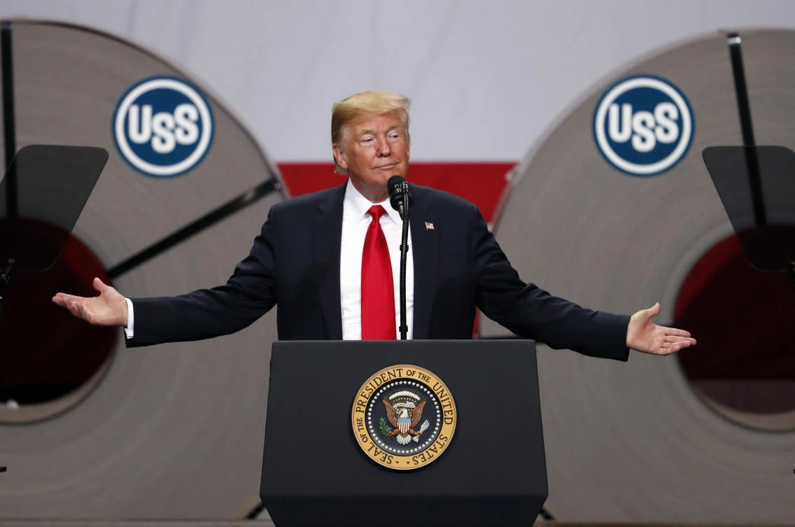 US President Donald Trump relied on a rarely used 1962 law that empowers him to impose tariffs on particular imports. (AP)