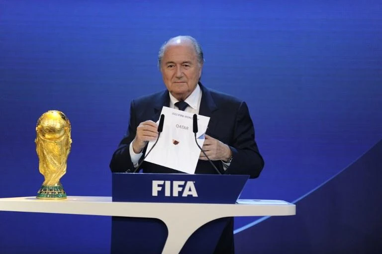 The moment Sepp Blatter shocked the world by announcing Qatar had won the right to host the 2022 World Cup
