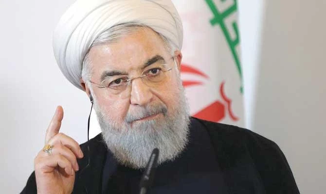 Iran's President Hassan Rouhani during a news conference at the Chancellery in Vienna on July 4. (Files/Reuters)