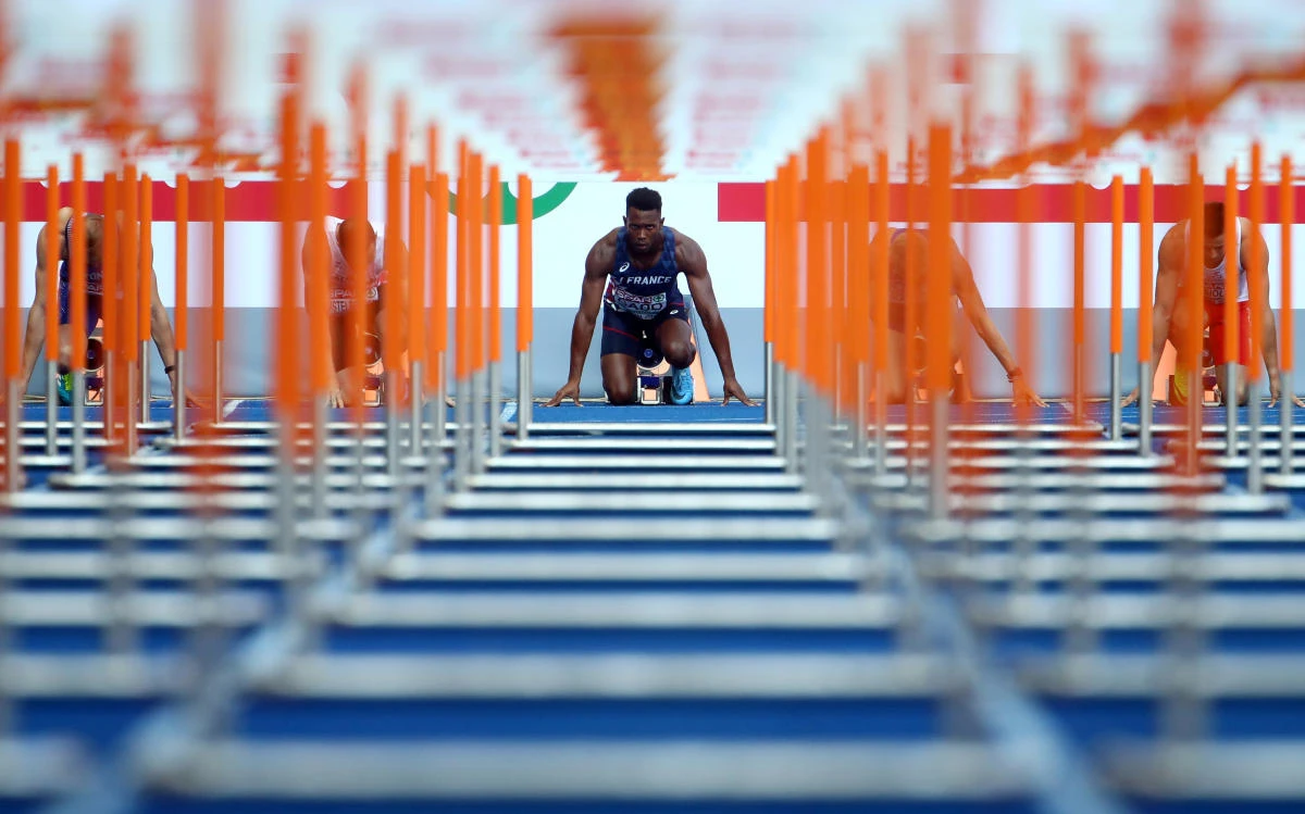 2018 European Championships - Men's Decathlon 110m Hurdles Heat 1 - Olympic Stadium, Berlin, Germany - August 8, 2018 Ruben Gado of France before the race REUTERS/Michael Dalder