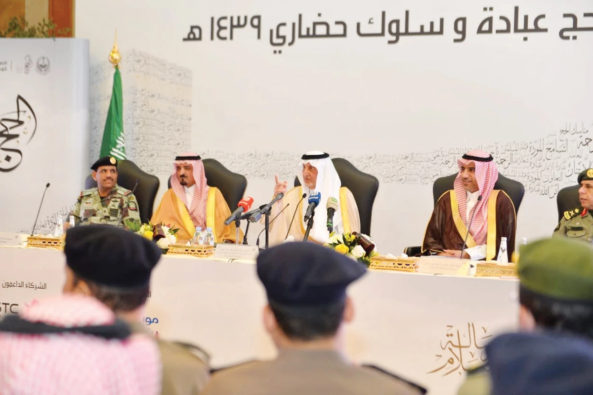 Makkah Gov. Prince Khaled Al-Faisal speaks during a press conference in Jeddah on Wednesday. (AN photo)