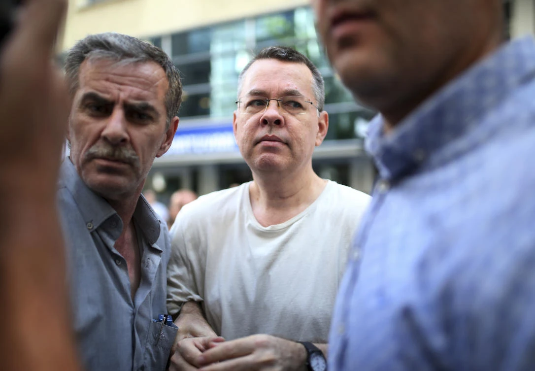 Turkey lira slumps to record lows over US sanctions in pastor case, Ankara vows to respond