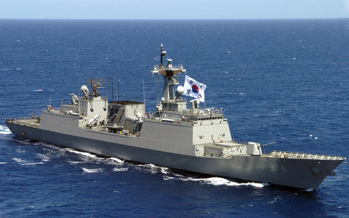 The 4,000-ton vessel, Munmu the Great, which takes part in anti-piracy operations in the Gulf of Aden, is headed to Libya officials say (Courtesy of US Navy)