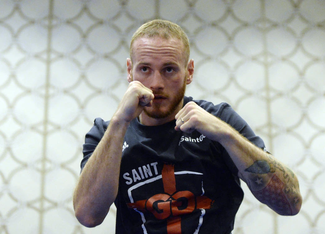 George Groves is in training for the fight with Callum Smith. (AFP)