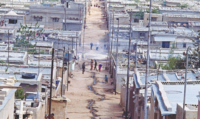 Bakaa refugee camp, north of Amman. (AFP)