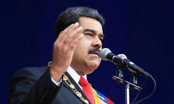 Venezuela's President Nicolas Maduro speaks during a military event in Caracas, Venezuela, on Saturday, August 4, 2018. (Reuters)