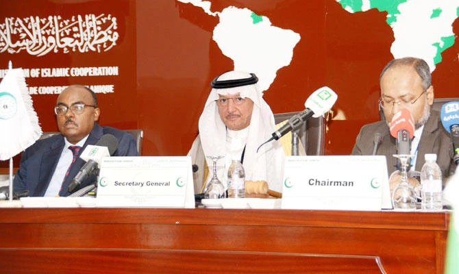 The OIC, led by Dr. Yousef Al-Othaimeen, held a meeting of the permanent representatives of the 57 member states in Jeddah on Wednesday. (Huda Bashatah)