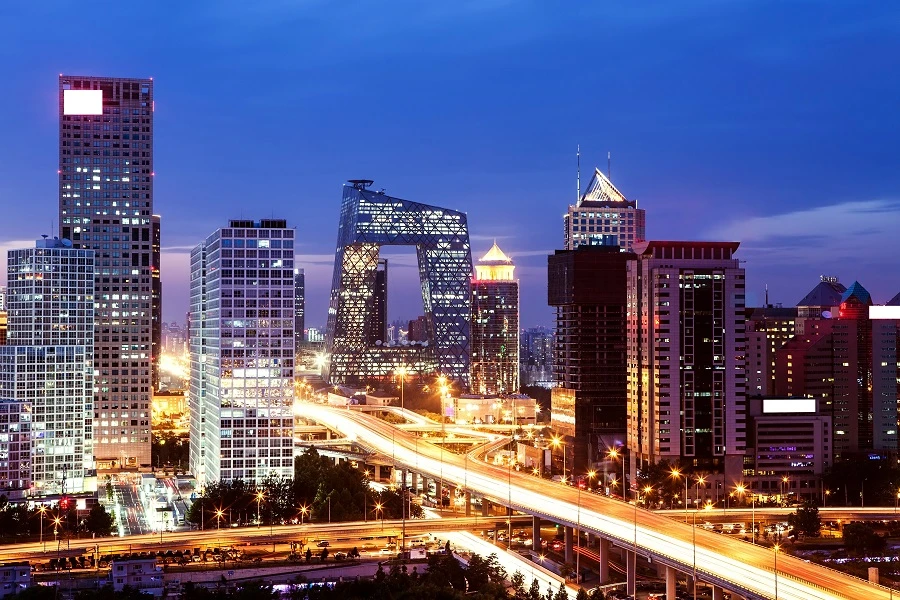Beijing by night. Bahrain-based Investcorp is eyeing its first investments in China. (Shutterstock)