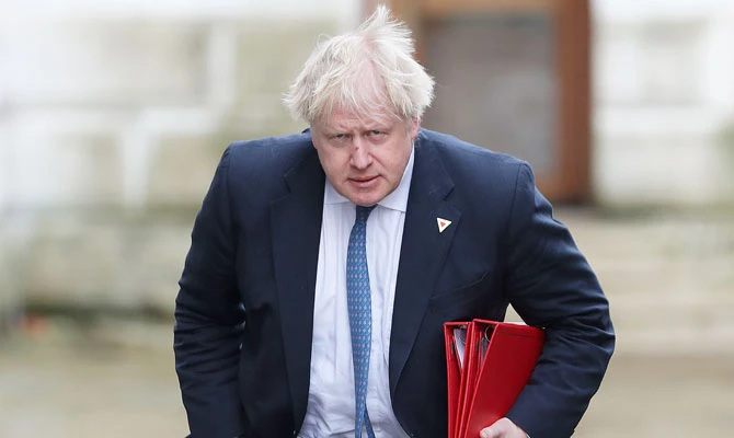 Boris Johnson recently compared Muslim women in burqas to “letter boxes.” (AFP/Daniel Leal-Olivas)