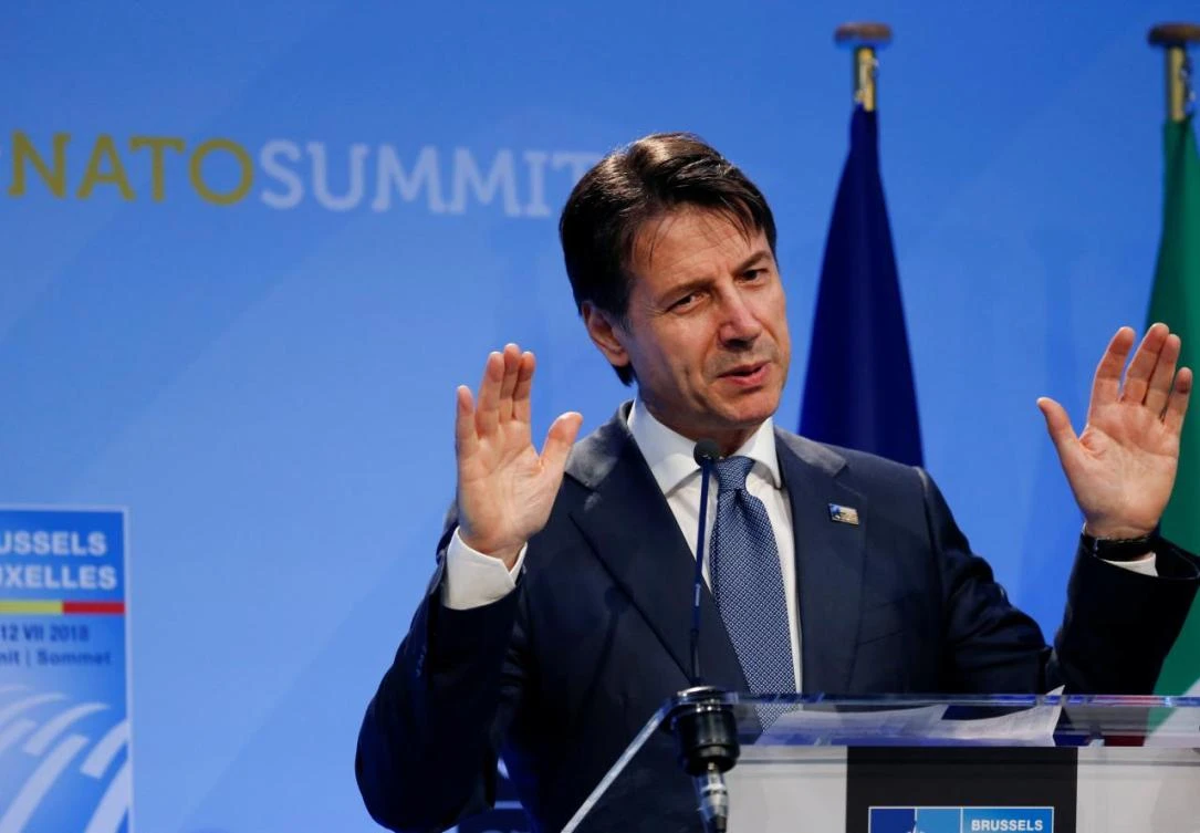 Italian Prime Minister Giuseppe Conte said on Saturday that the 2019 budget would be “serious, rigorous and also courageous.” (Reuters)