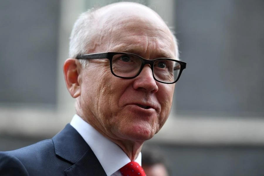 US Ambassador to Britain Woody Johnson criticized Tehran for funding “proxy wars and malign activities.” (AFP)