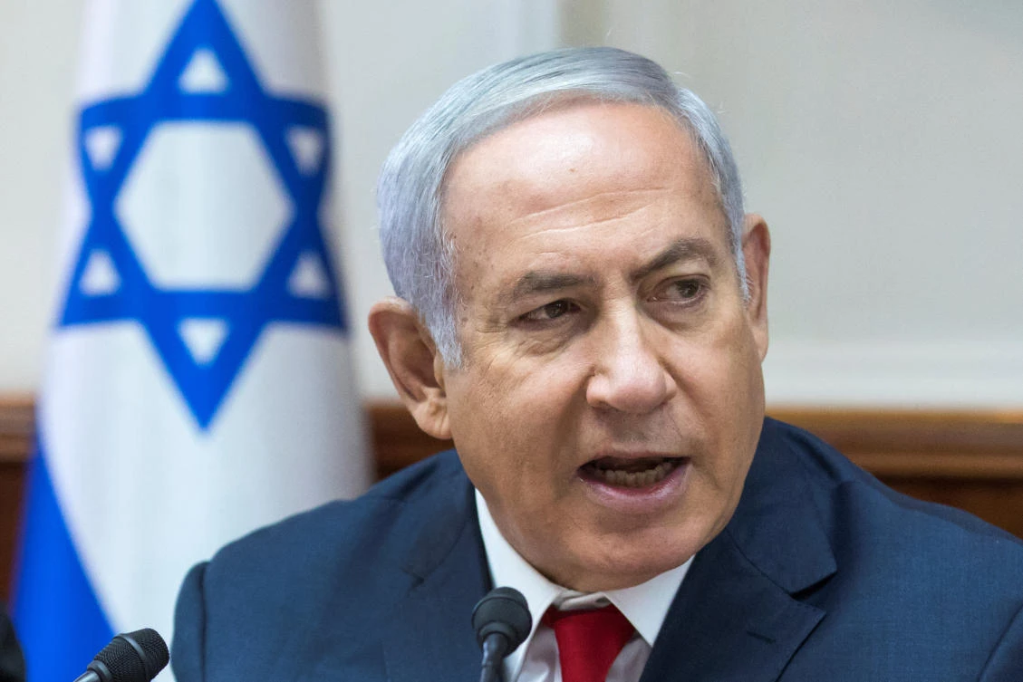 Netanyahu has come under political pressure to act more strongly against Hamas. (Jim Hollander/Pool via Reuters)
