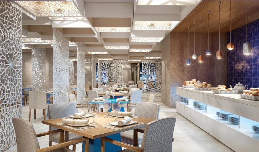 Midan Restaurant at the Shaza Makkah hotel.