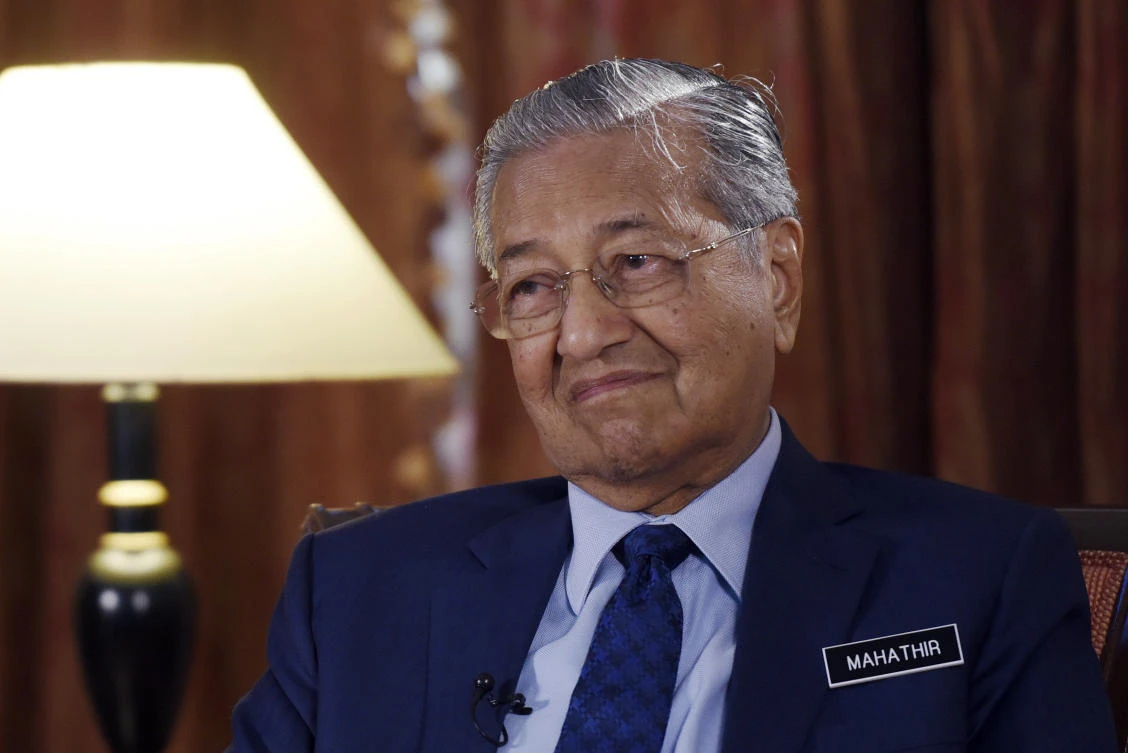 Malaysia’s prime minister Mahathir Mohamad took his toughest stance yet on Chinese-backed energy pipelines and a rail project along peninsular Malaysia’s eastern coast struck by his predecessor Najib Razak. (AP)