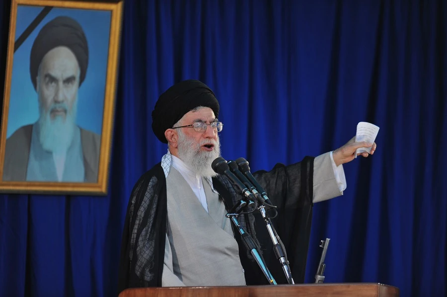 Iran's supreme leader Ayatollah Ali Khamenei said Monday that the country's economic problems were the result of internal mismanagement and not just US pressure. (File photo: AFP)