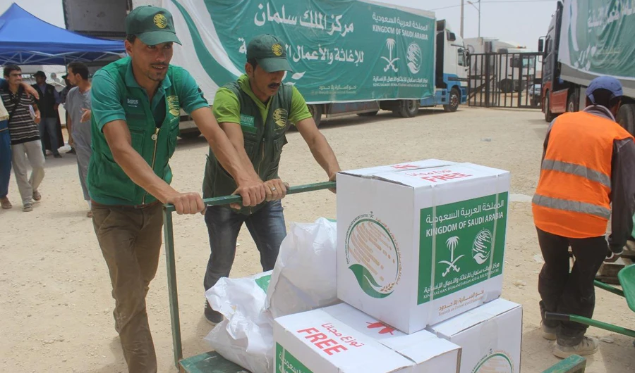 The center reported on Saudi Arabia’s humanitarian work in support of refugees. (SPA/File)