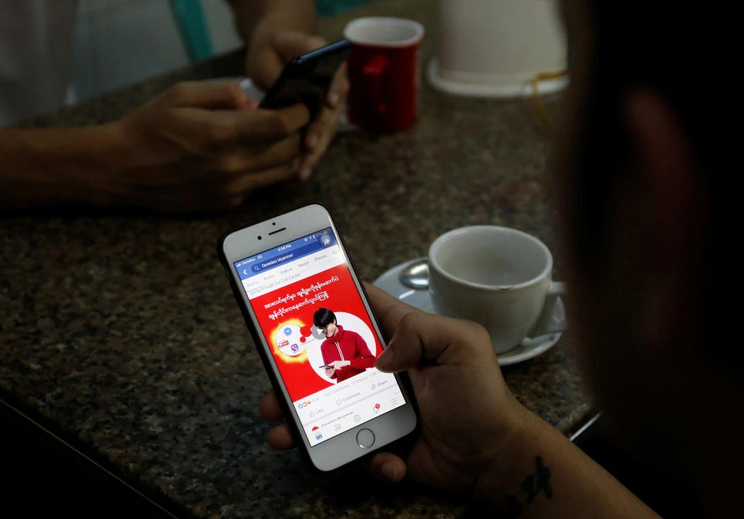 Because of Facebook’s systems struggle to interpret Burmese script, the company is heavily dependent on users reporting hate speech in Myanmar. (Reuters)
