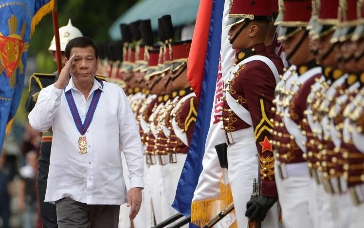 Philippine President Rodrigo Duterte’s single term ends in June 2022 and he has spoken often recently about quitting before that. (AFP)