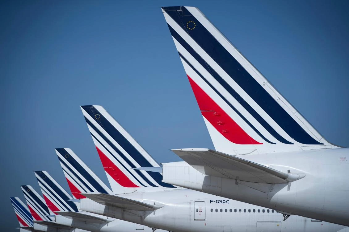 Air France this month estimated the cost of the 15 days of French strikes between February and June at €335 million. (AFP)