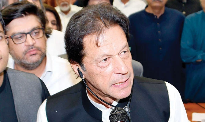 Imran Khan’s Pakistan Tehreek-e-Insaf party holds 151 of the 342 seats in the lower chamber of Parliament. (Reuters)