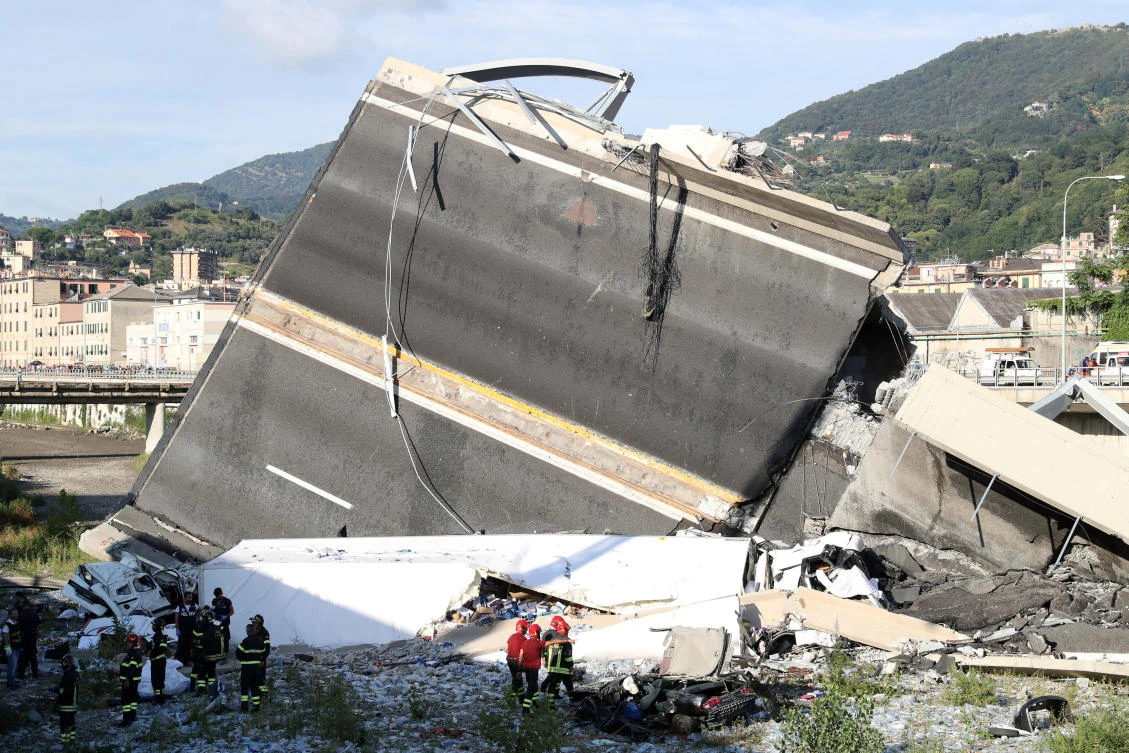 Death toll rises to 41 in Genoa bridge collapse