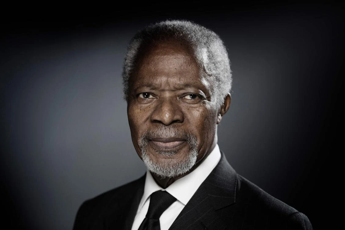 Former UN chief, Nobel laureate Kofi Annan, 80, has died announced his foundation on Aug. 18, 2018. (AFP/Joel Saget)