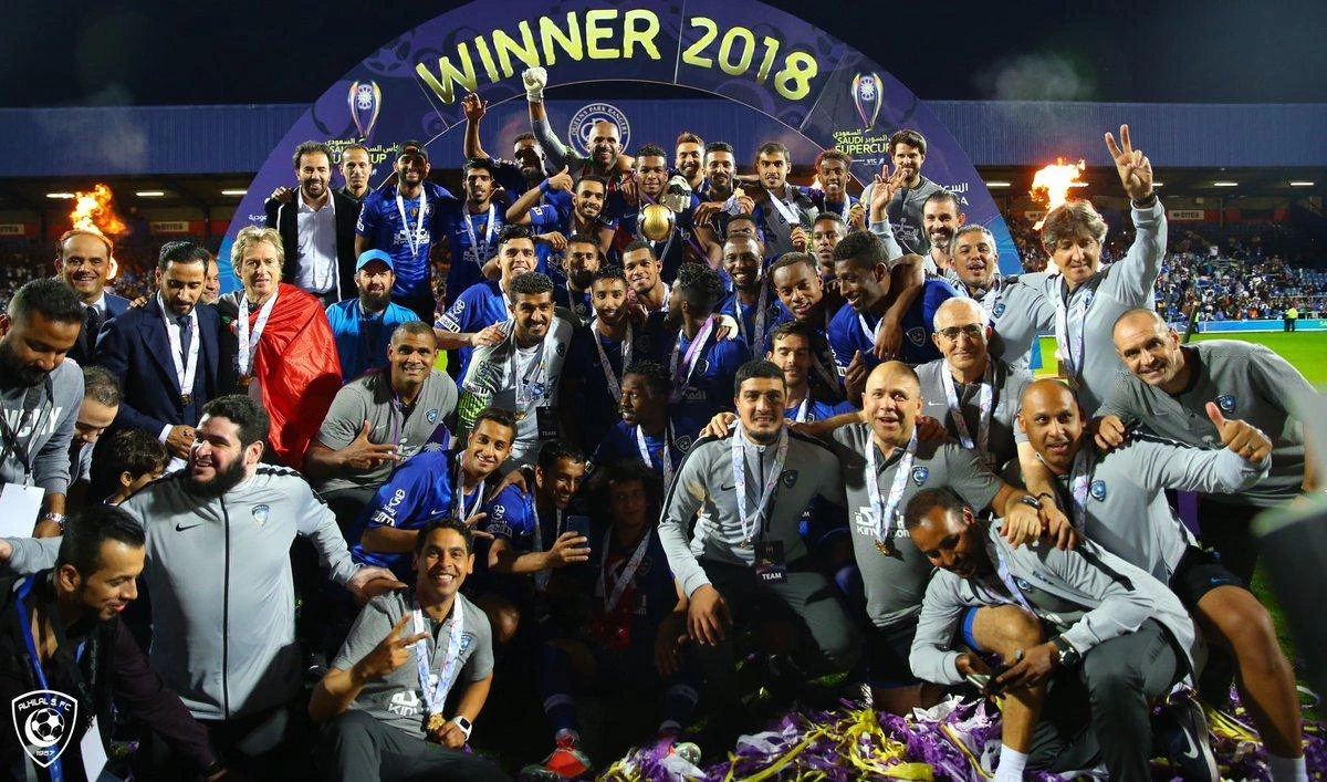 Ali Al-Hasbi was thrilled Carlos Eduardo emerged as the star of the Saudi Super Cup final, and believes Al-Hilal will have a successful period under new coach Jorge Jesus. (Twitter: @AlHilal_EN)