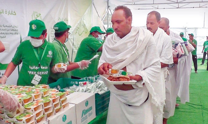 The Kingdom aims to ensure that pilgrims enjoy a high-quality food during the Hajj. (Supplied)