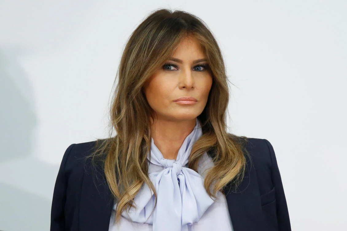 First Lady Melania Trump attends the Federal Partners in Bullying Prevention (FPBP) Cyberbullying Prevention Summit on the positive and negative effects of social media on youth in Rockville, Maryland, US, August 20, 2018. (Reuters)